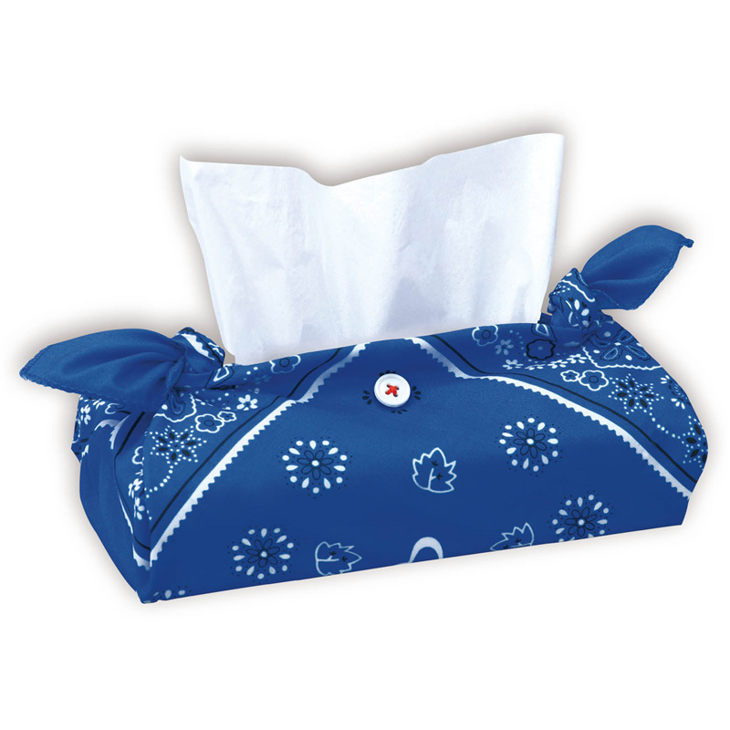 アーテック バンダナティッシュボックスカバー 濃青 1個（ご注文単位1個）【直送品】