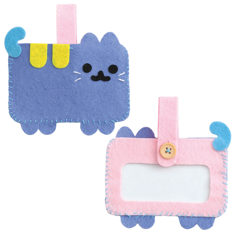 アーテック フェルトでつくるネームワッペン ラベンダー×ピンク 1個（ご注文単位1個）【直送品】