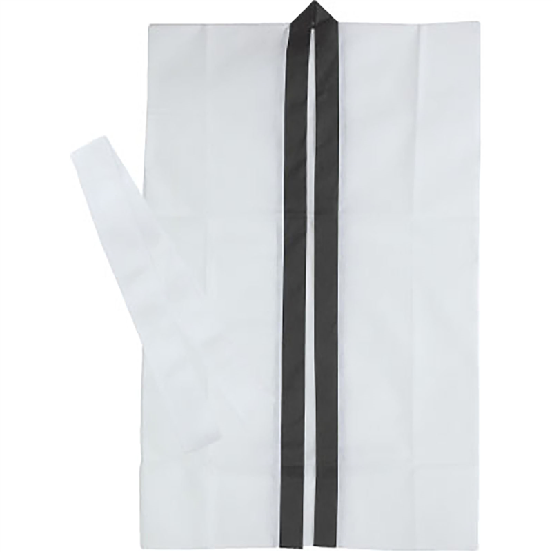 アーテック カラー不織布ロングハッピ(ハチマキ付) 白 J 1個（ご注文単位1個）【直送品】