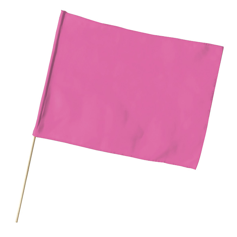 アーテック 特大旗 桃 旗:W80×H60cm 旗竿:100cm(φ12mm) 1個（ご注文単位1個）【直送品】