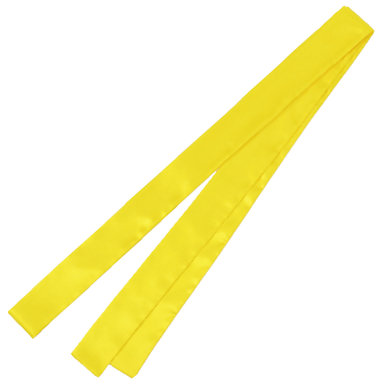 アーテック ソフトサテンロングたすき 黄 1個（ご注文単位1個）【直送品】