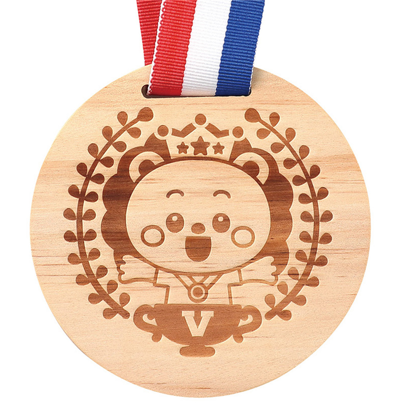アーテック 木製おめでとうメダル(リボン付き) 1個（ご注文単位1個）【直送品】