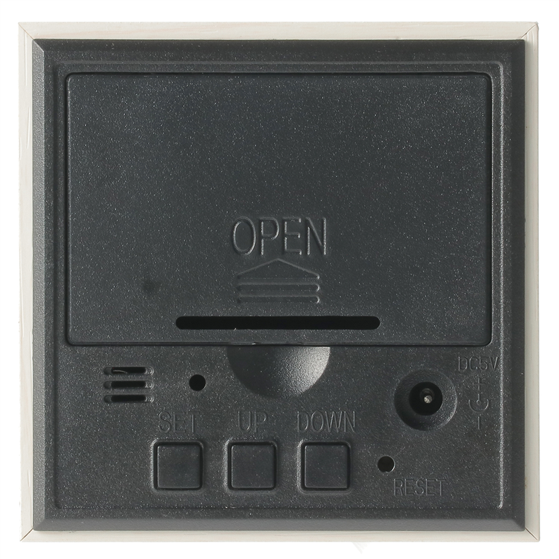 アーテック ウッド調LEDクロック ホワイト 1個（ご注文単位1個）【直送品】