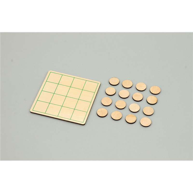 アーテック 木製リバーシえあわせ 無着色 1個（ご注文単位1個）【直送品】