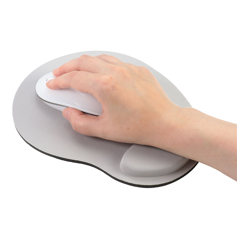 アーテック リストレスト付きマウスパッド グレー 1個（ご注文単位1個）【直送品】