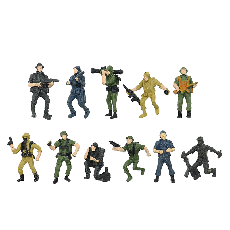 アーテック ジオラマ模型 サバイバルゲーマー 1/43 10ピース 1個（ご注文単位1個）【直送品】