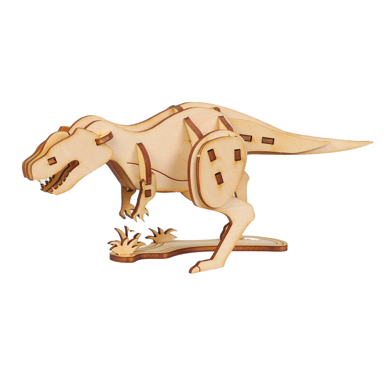 アーテック 木製3Dパズル ティラノサウルス 1個（ご注文単位1個）【直送品】