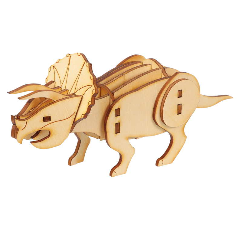 アーテック 木製3Dパズル トリケラトプス 1個（ご注文単位1個）【直送品】