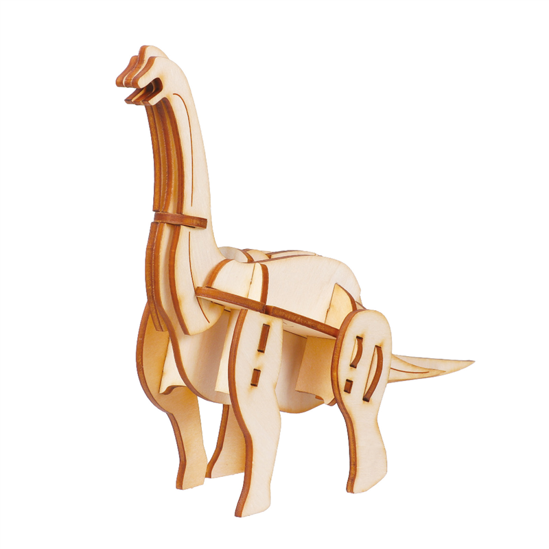 アーテック 木製3Dパズル ブラキオサウルス 1個（ご注文単位1個）【直送品】