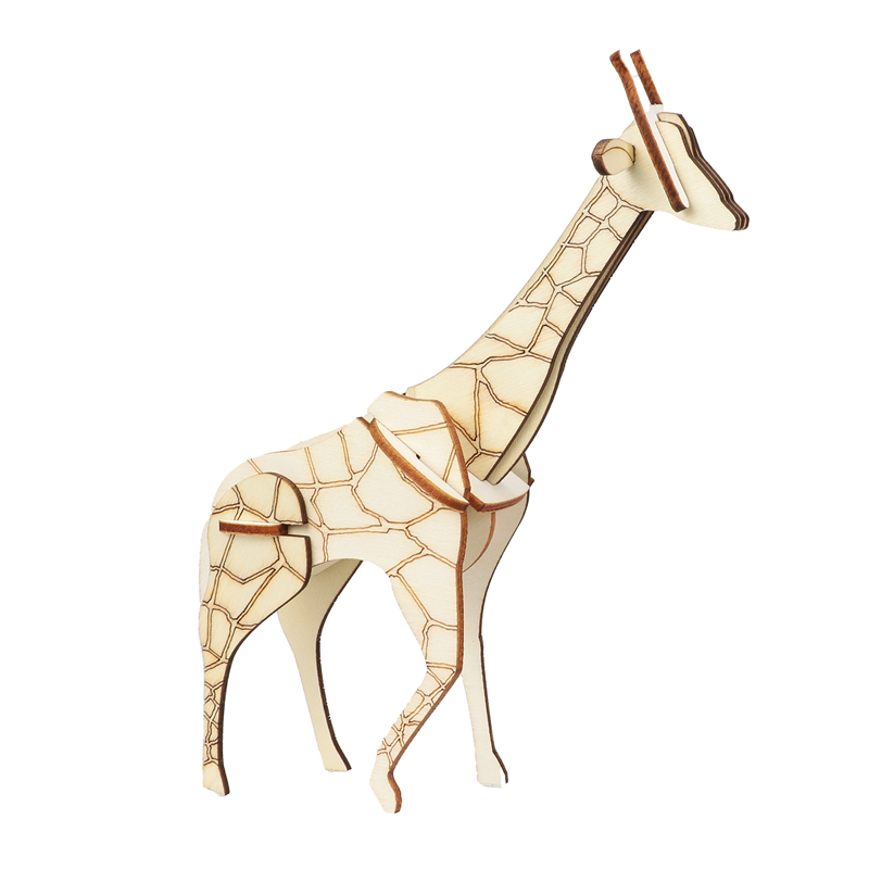 アーテック 木製3Dパズル キリン 1個（ご注文単位1個）【直送品】