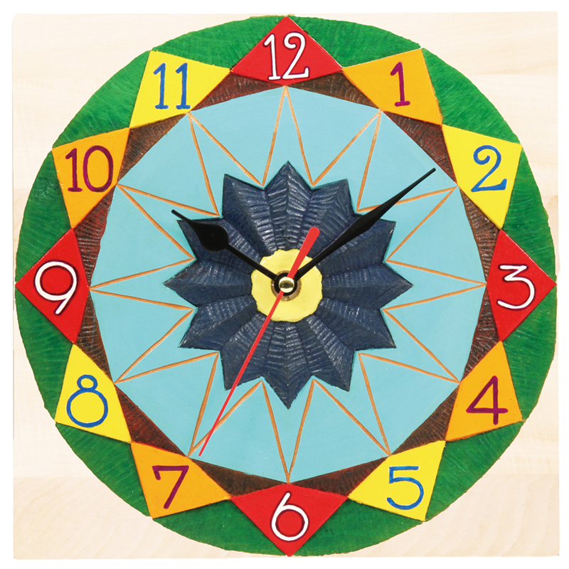 アーテック 木彫時計セット 小 1個（ご注文単位1個）【直送品】