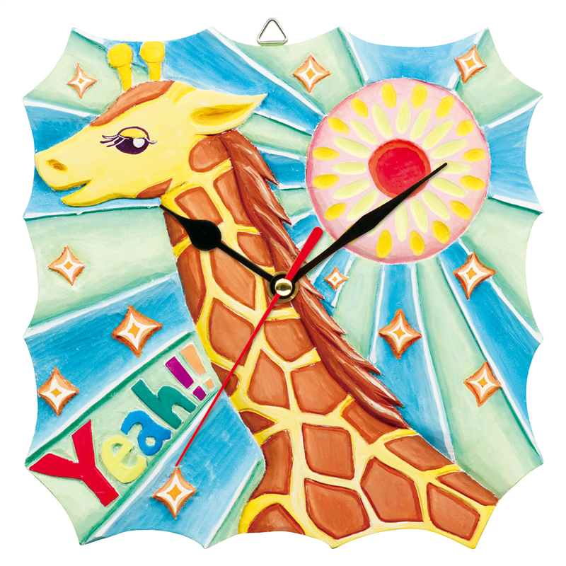 アーテック 白彫板時計(240×240) 1個（ご注文単位1個）【直送品】