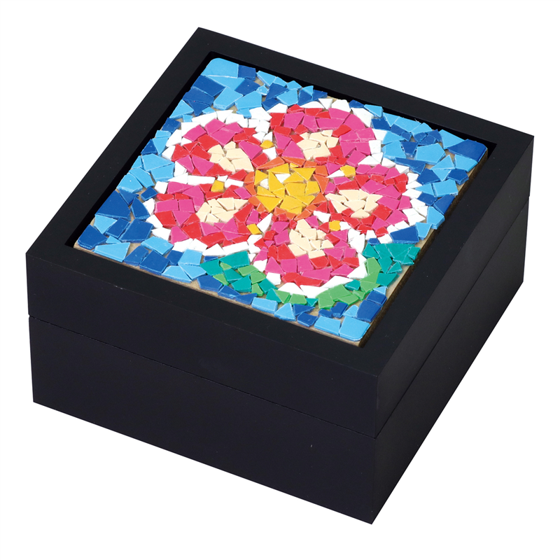 アーテック マルチ四角箱 黒塗装 プラモザイクセット 1個（ご注文単位1個）【直送品】