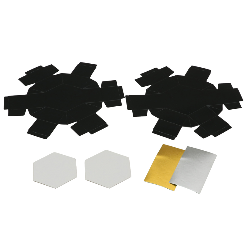 アーテック 梨地象嵌調紙製六角箱 1個（ご注文単位1個）【直送品】