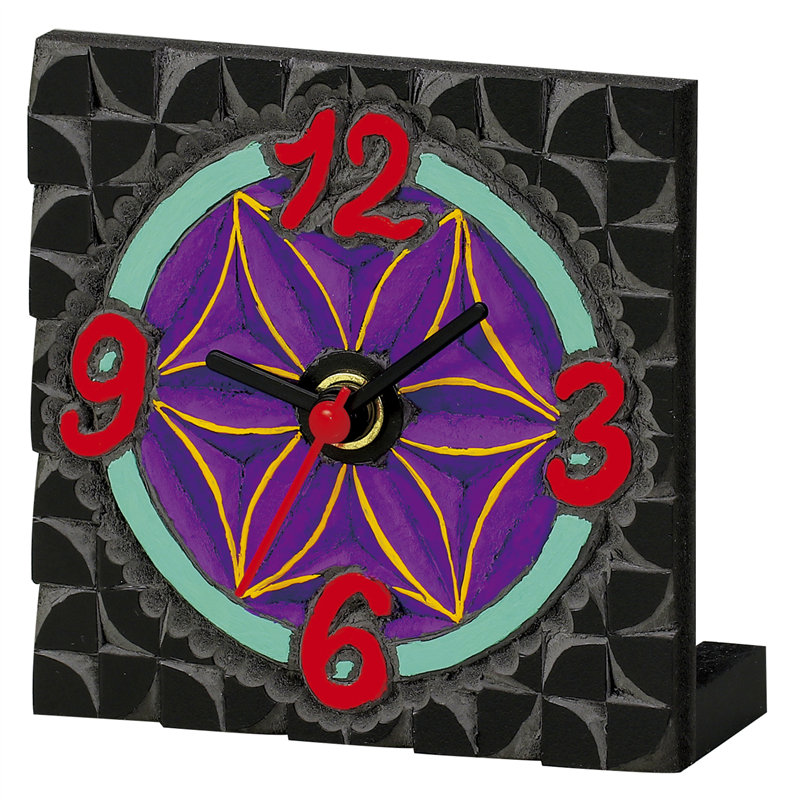 アーテック 黒彫板時計 黒彫板100mm角 1個（ご注文単位1個）【直送品】