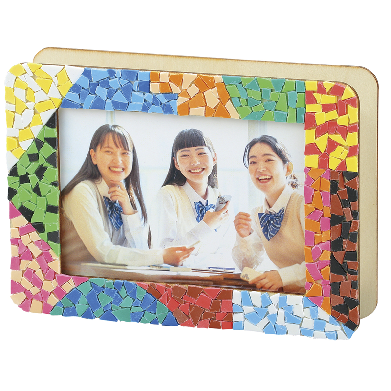 アーテック 木製小物入れ L判 プラモザイクセット 1個（ご注文単位1個）【直送品】