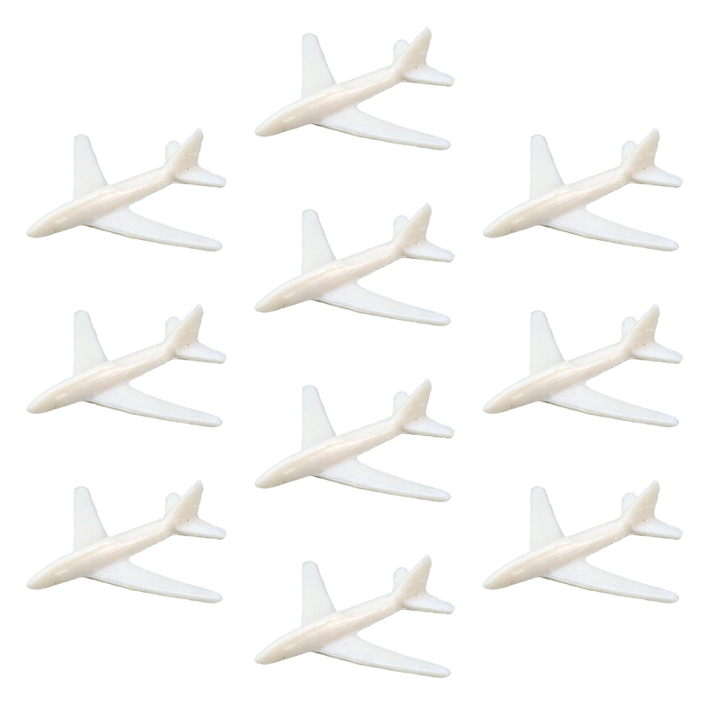 アーテック ジオラマ模型 飛行機 白 1/2000 10ピース 1個（ご注文単位1個）【直送品】
