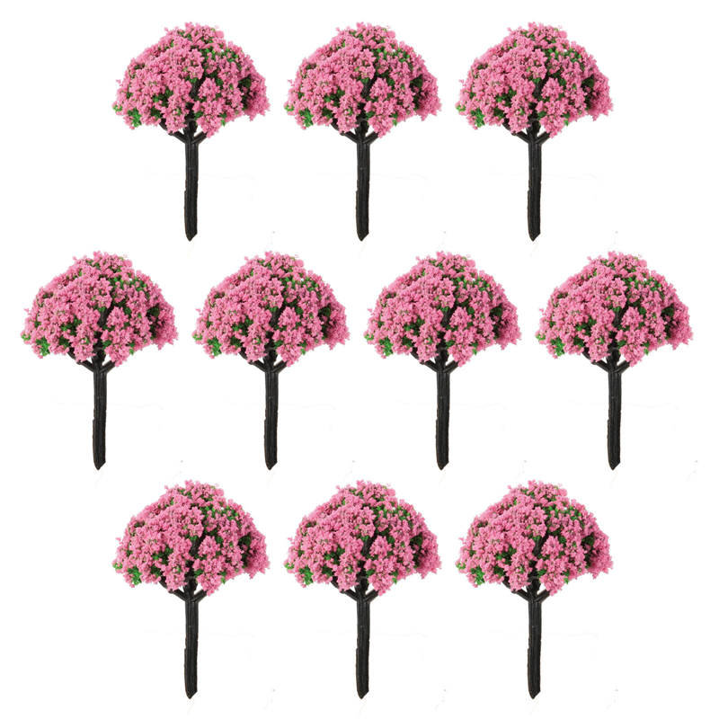 アーテック ジオラマ模型 低木 ピンク 1/150 10ピース 1個（ご注文単位1個）【直送品】