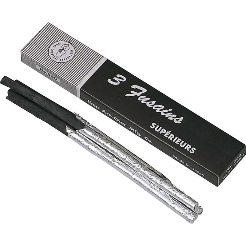 アーテック 伊研木炭 360ヤナギ炭(中軸3本入・銀箔巻) 1個（ご注文単位1個）【直送品】