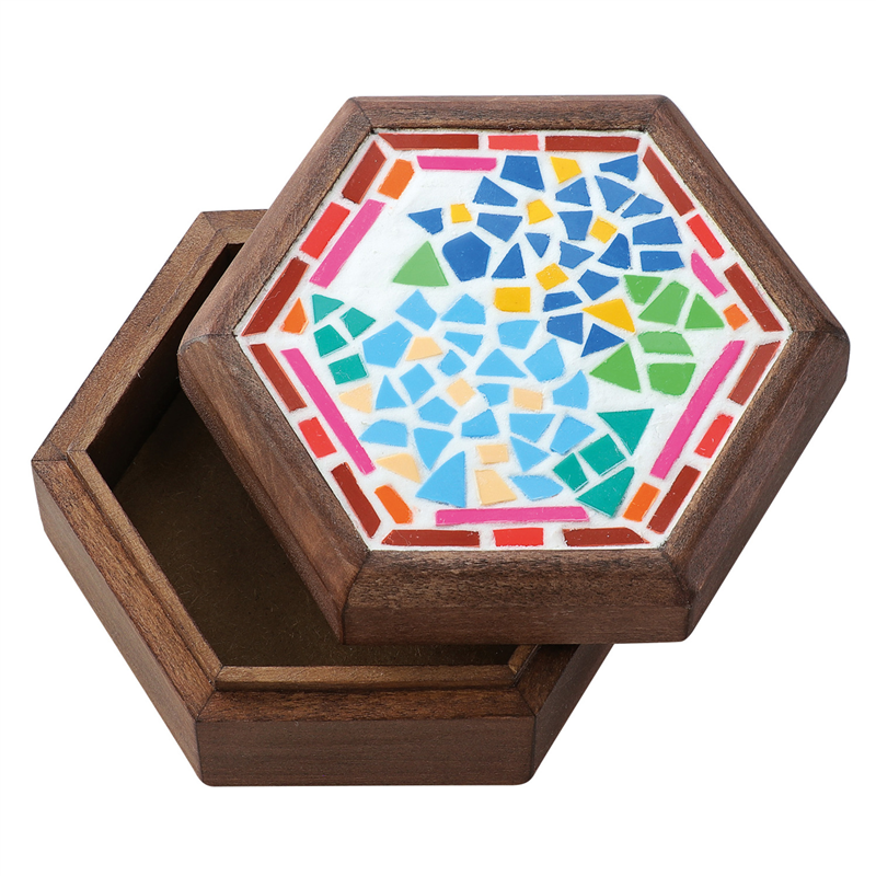 アーテック マルチ六角箱 ATねんど・プラモザイク付 1個（ご注文単位1個）【直送品】