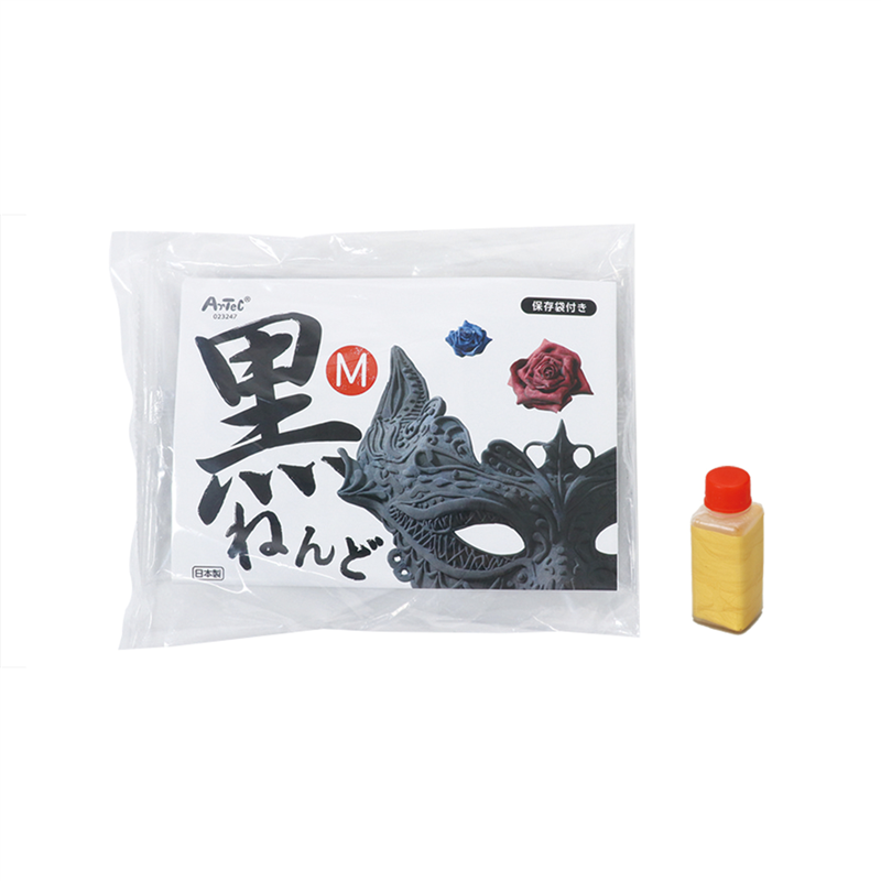 アーテック 黒ねんどM 絵具 金 5cc付 1個（ご注文単位1個）【直送品】