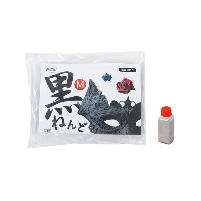 アーテック 黒ねんどM 絵具 銀 5cc付 1個（ご注文単位1個）【直送品】
