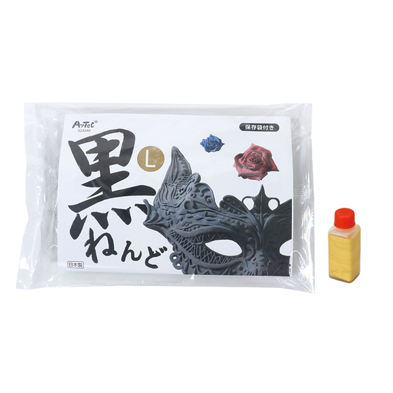 アーテック 黒ねんどL 絵具 金 5cc付 1個（ご注文単位1個）【直送品】
