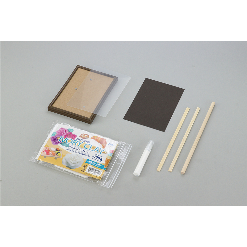 アーテック モザイクフレーム ハガキサイズ(アイボリークレイ) 1個(ご注文単位1個)【直送品】