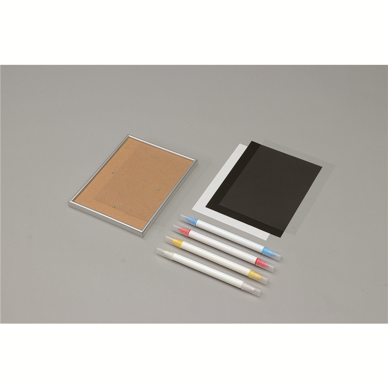 アーテック 黒ベース 点描フレーム(ドットマーカー4色付)ハガキサイズ 1個（ご注文単位1個）【直送品】