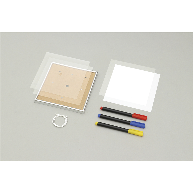 アーテック 点描フレーム正方形 3色ペン付 1個(ご注文単位1個)【直送品】