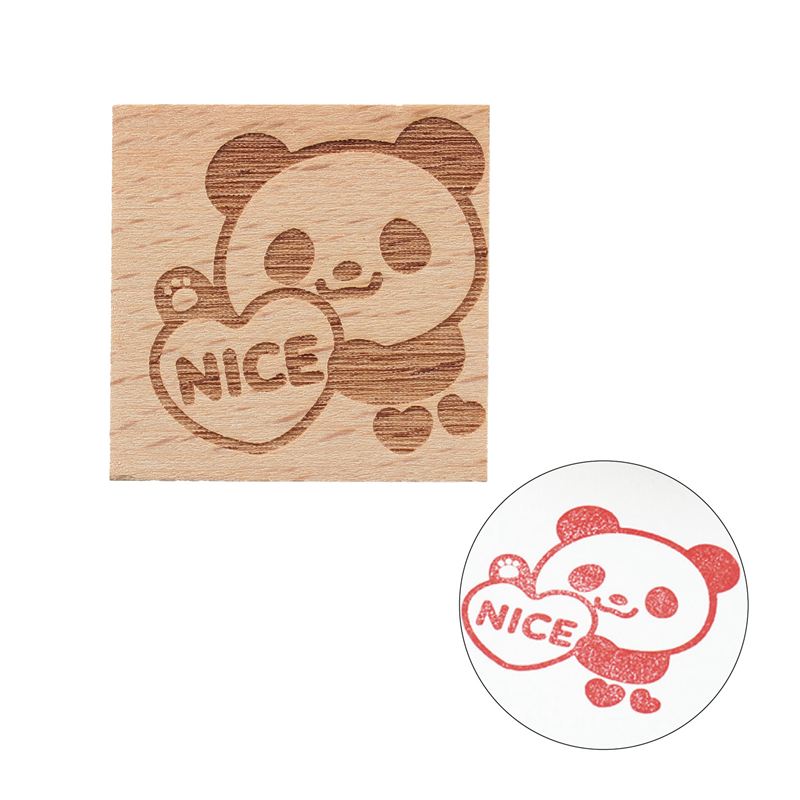 アーテック 木柄 スタンプ30 B NICE 1個（ご注文単位1個）【直送品】