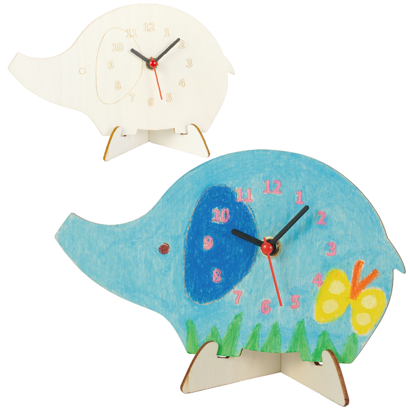 アーテック 木製時計工作キット ぞう 1個（ご注文単位1個）【直送品】