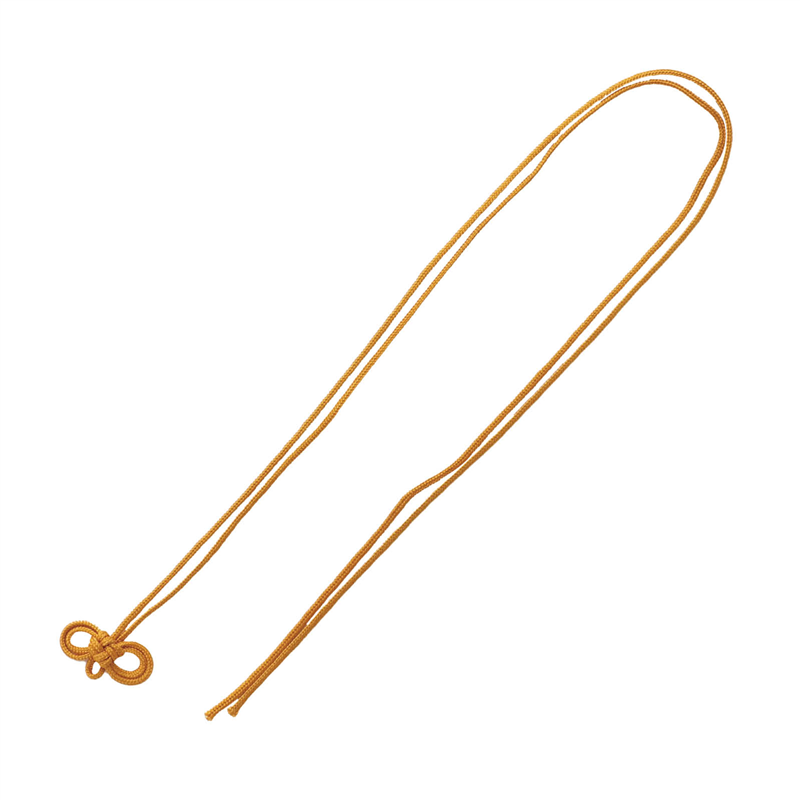 アーテック お守り紐 二重叶結び 山吹 10本組 1個（ご注文単位1個）【直送品】