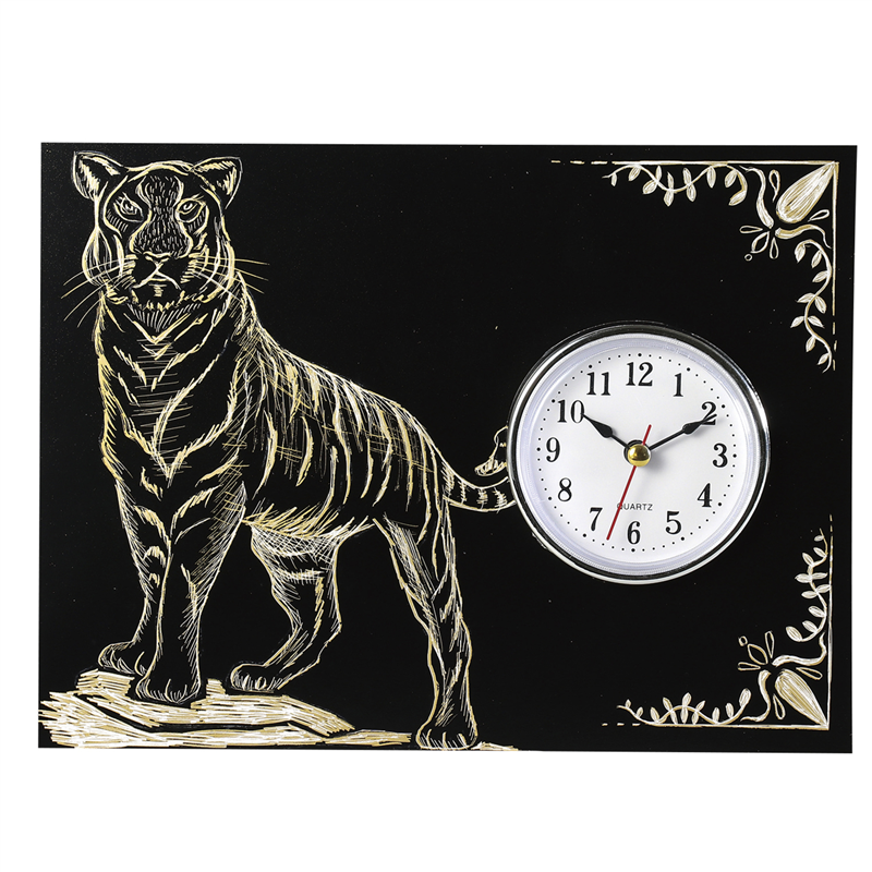 アーテック ゴールドスクラッチボード 時計セット 1個(ご注文単位1個)【直送品】