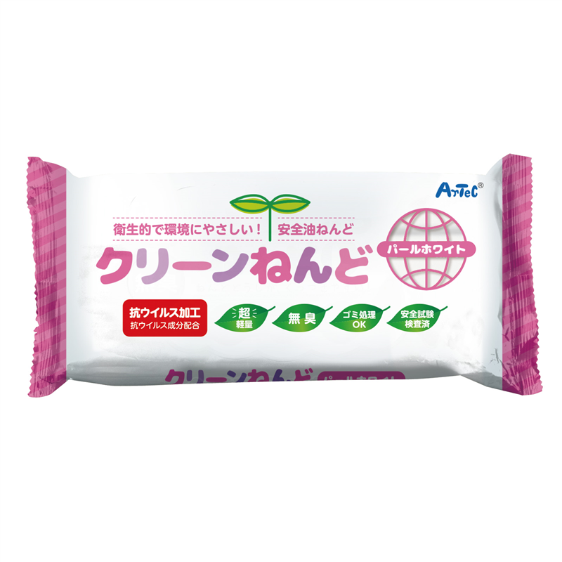 アーテック クリーンねんど パールホワイト ねんどケース入セットB 1個（ご注文単位1個）【直送品】
