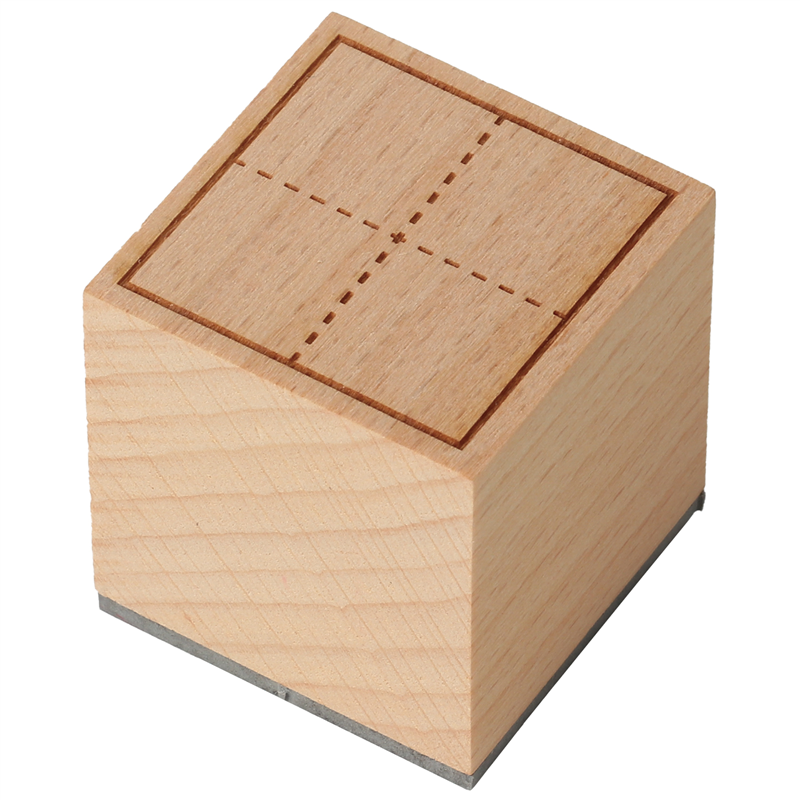 アーテック 木製マス目スタンプ30ミリ角 1個（ご注文単位1個）【直送品】