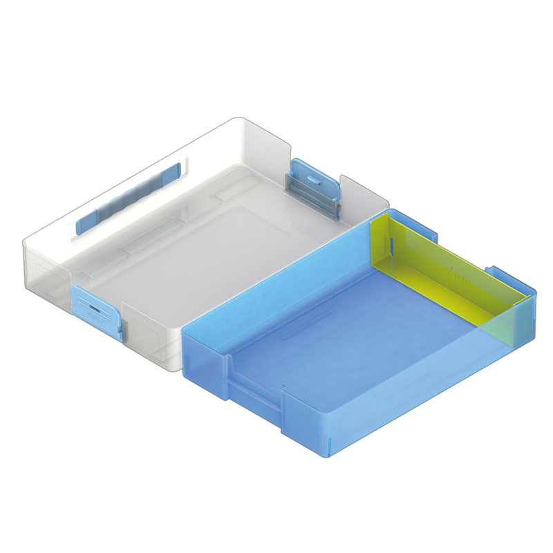 アーテック クリアおどうぐばこ B 青 1個（ご注文単位1個）【直送品】