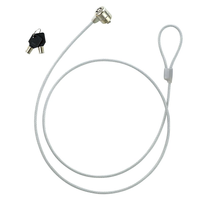 アーテック セキュリティワイヤー シリンダー錠タイプ 1.8m 1個（ご注文単位1個）【直送品】