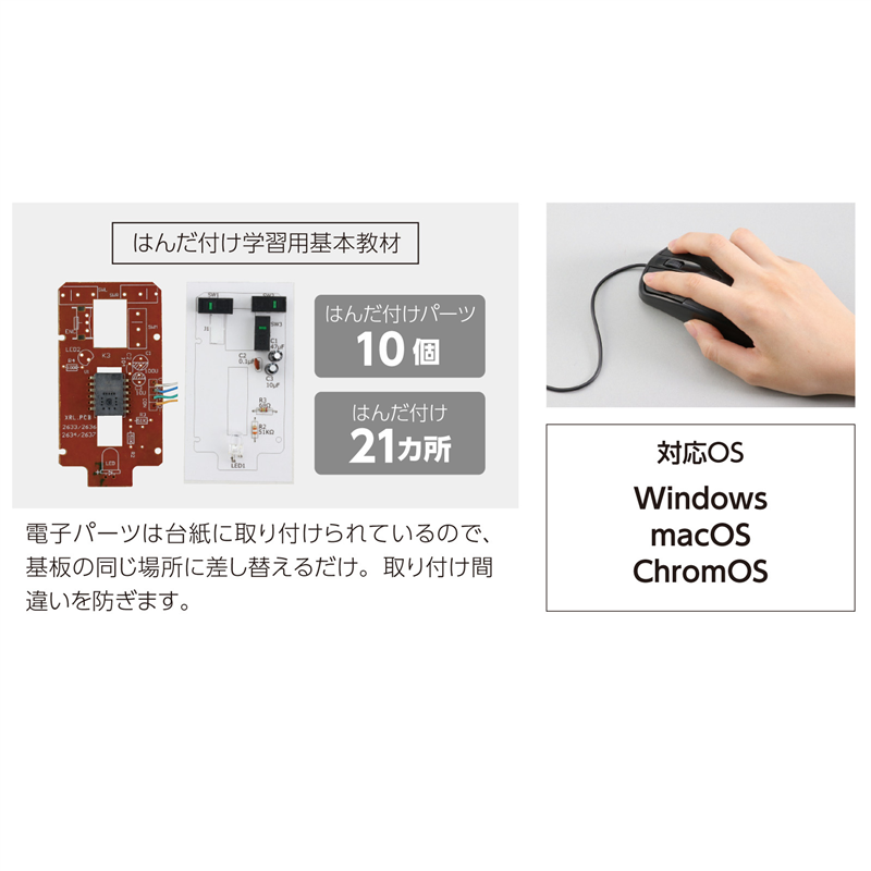 アーテック マウス組立キット（ご注文単位1個）【直送品】