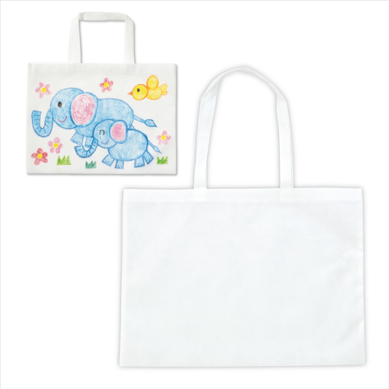 アーテック お絵描き不織布バッグ 8切 白（ご注文単位1枚）【直送品】