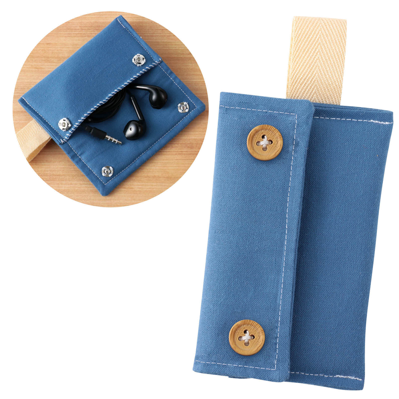 アーテック 基礎縫いイヤホンケース ミネラルブルー（ご注文単位1個）【直送品】