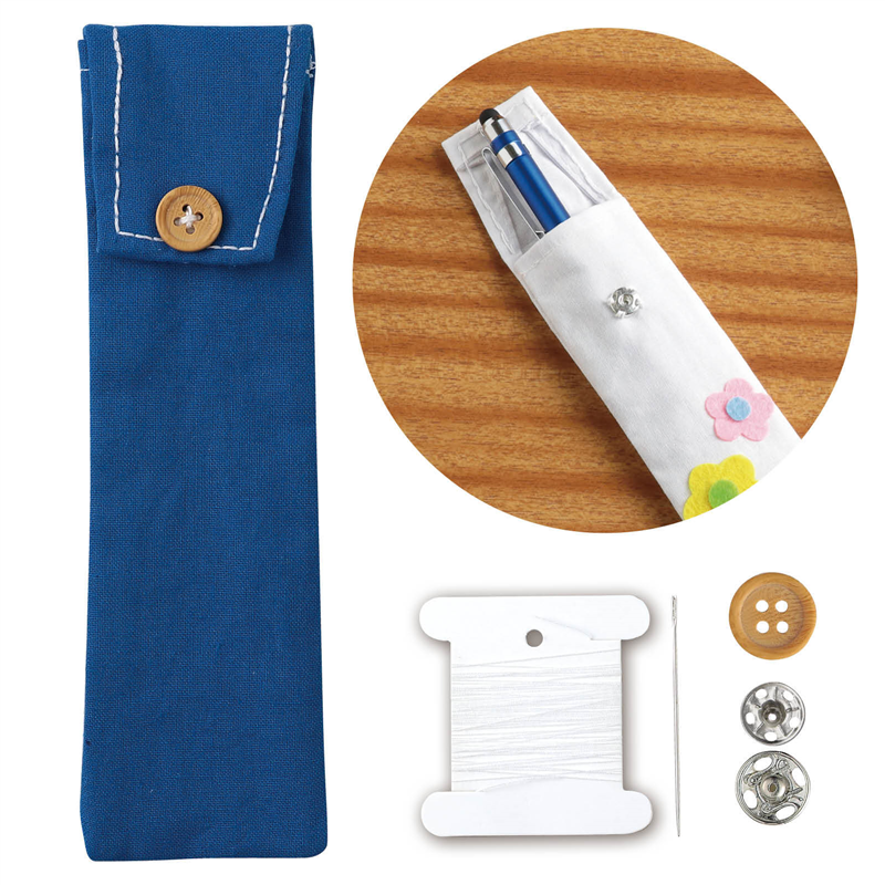 アーテック 基礎縫いタッチペンケース 青（ご注文単位1個）【直送品】