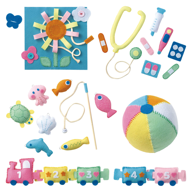 アーテック フェルトでつくる おもちゃキット パステル（ご注文単位1個）【直送品】