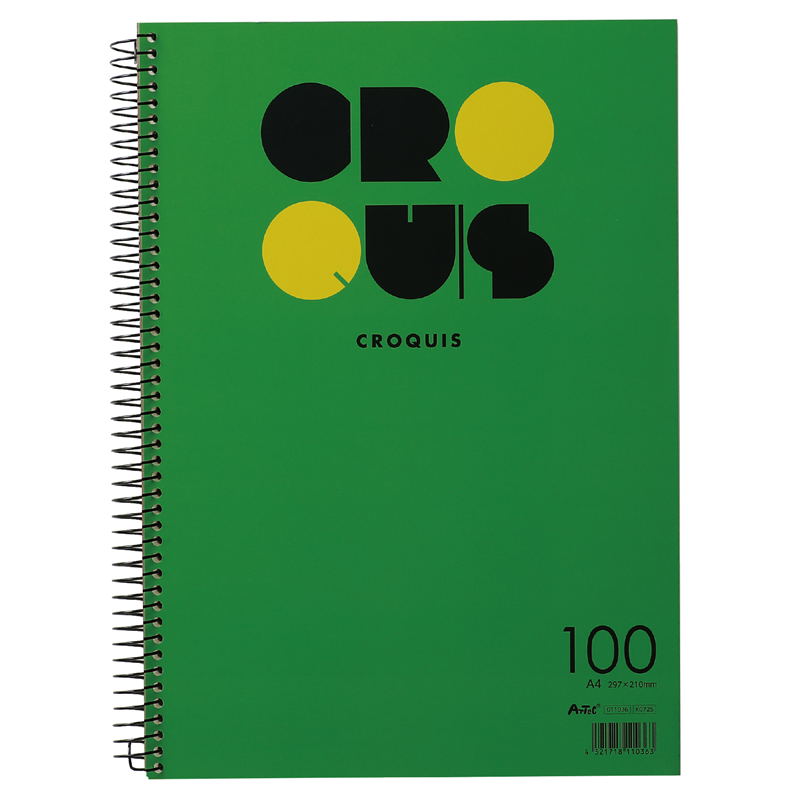 アーテック ATクロッキー100 グリーン（ご注文単位1冊）【直送品】