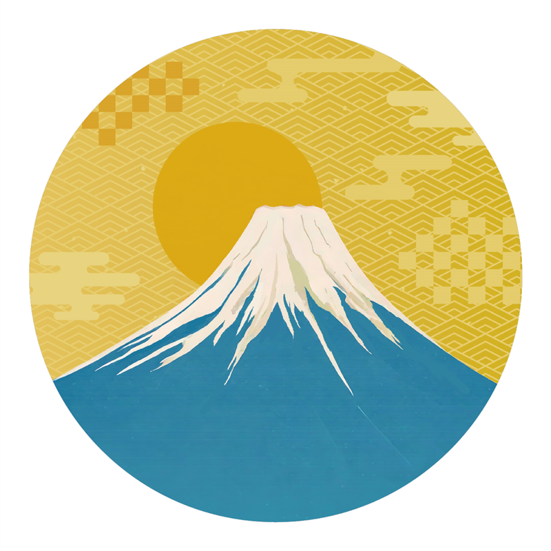 アーテック 白雲石コースター 富士山柄（ご注文単位1枚）【直送品】