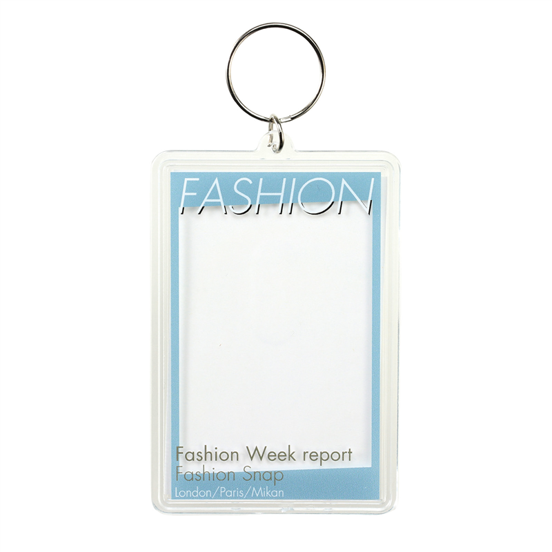 アーテック ワンタッチクリアキーホルダー 雑誌風 ファッション（ご注文単位1個）【直送品】