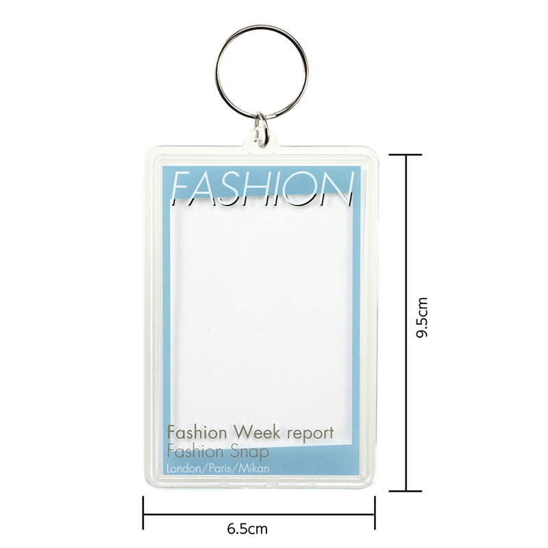 アーテック ワンタッチクリアキーホルダー 雑誌風 ファッション（ご注文単位1個）【直送品】