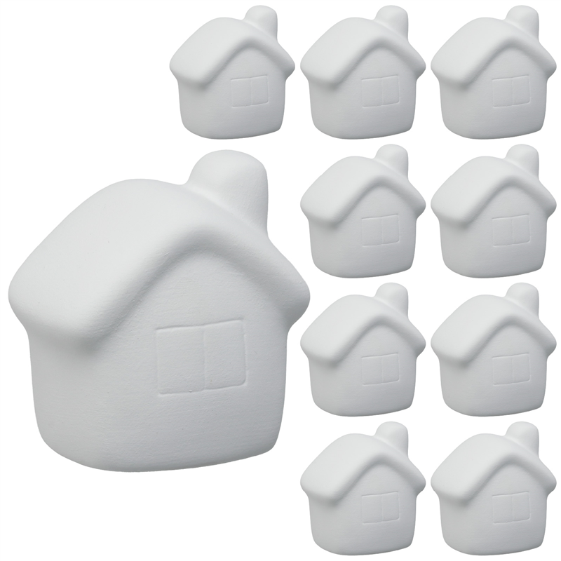 おみくじ工房 おえかき陶器 おうち 10個セット 1セット（ご注文単位1セット）【直送品】