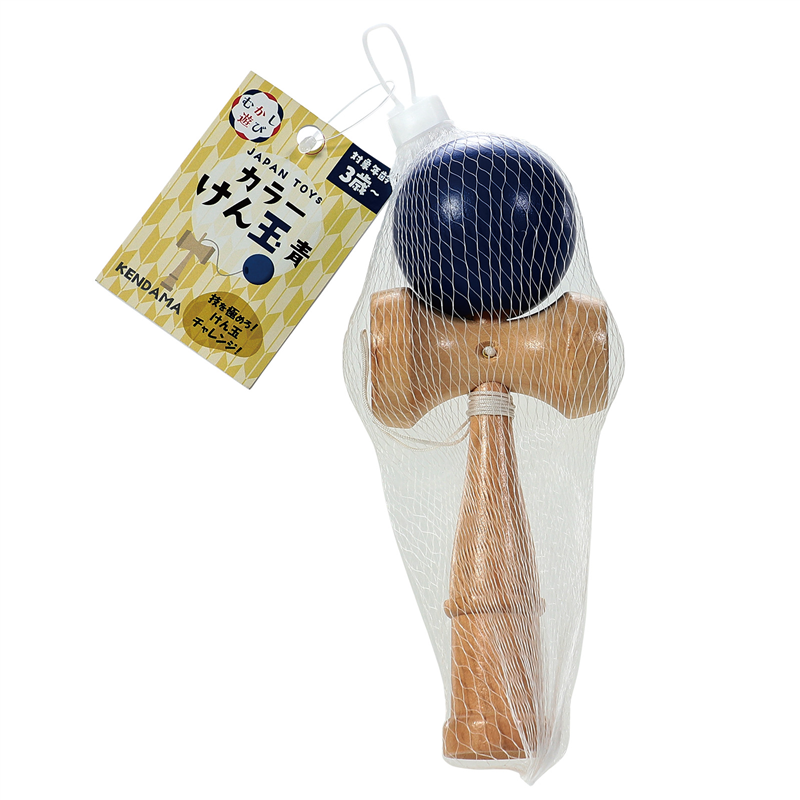 アーテック 木製けん玉 青 1個（ご注文単位1個）【直送品】