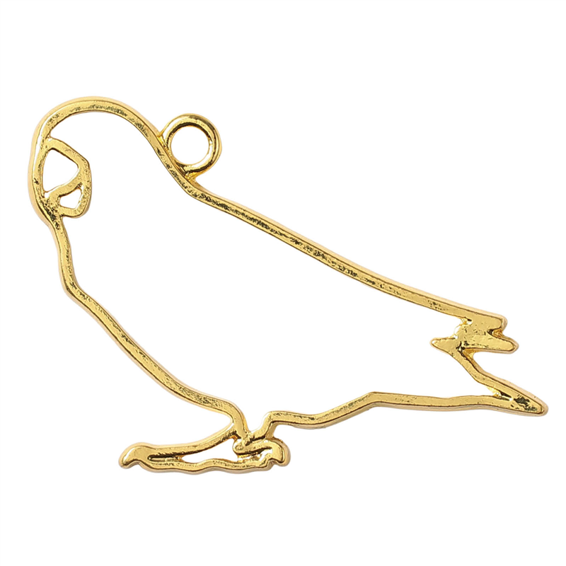 アーテック クラフト素材 空枠ゴールド 鳥 1個（ご注文単位1個）【直送品】